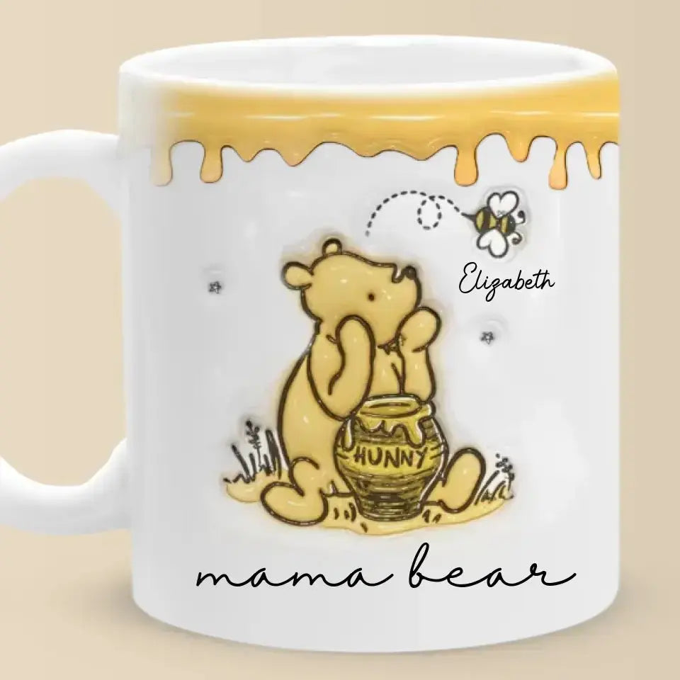 Family - The Family Is The Test Of Freedom Mama Bear - Personalized Mug mug The Next Custom Gift