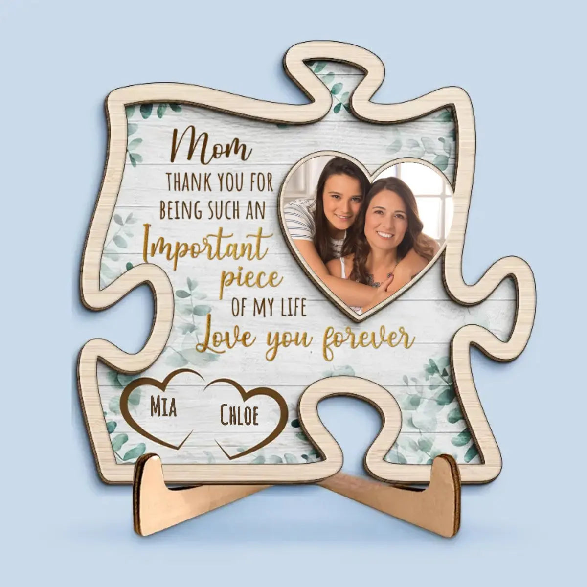 Family - The Important Piece Of My Life - Personalized Custom (NV)  The Next Custom Gift