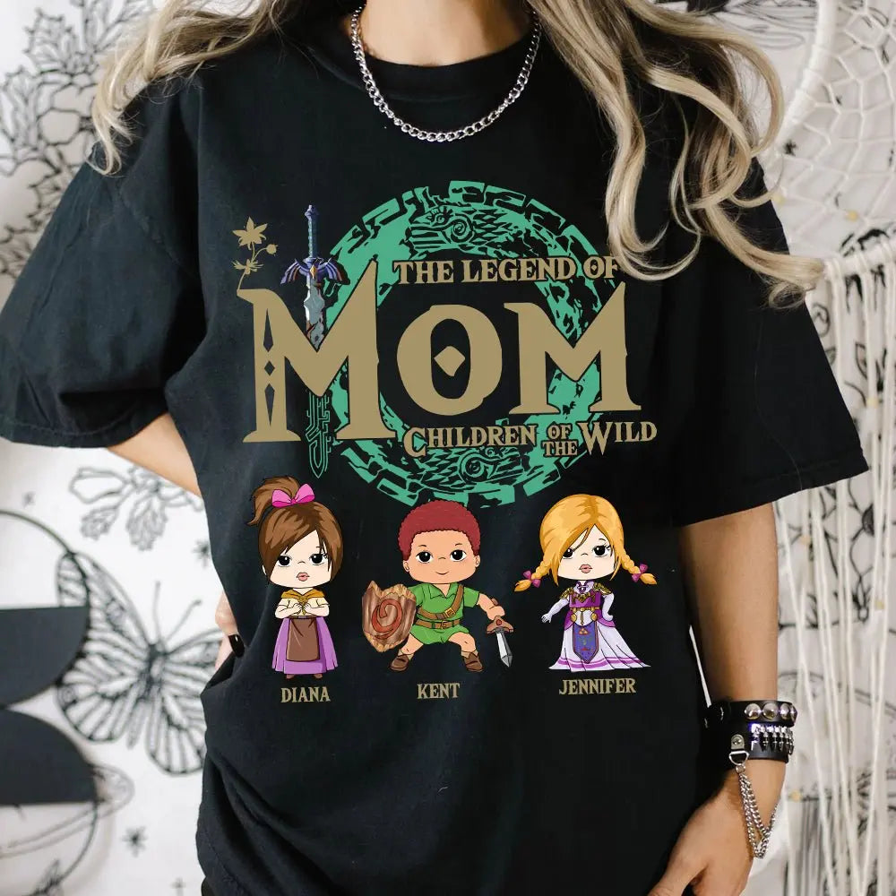 Family - The Legend Of Mom Children Of The Wild - Personalized T-shirt, Hoodie, Sweatshirt Shirts & Tops The Next Custom Gift