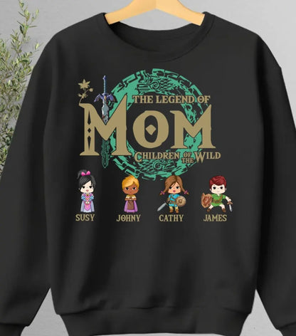 Family - The Legend Of Mom Children Of The Wild - Personalized T-shirt, Hoodie, Sweatshirt Shirts & Tops The Next Custom Gift