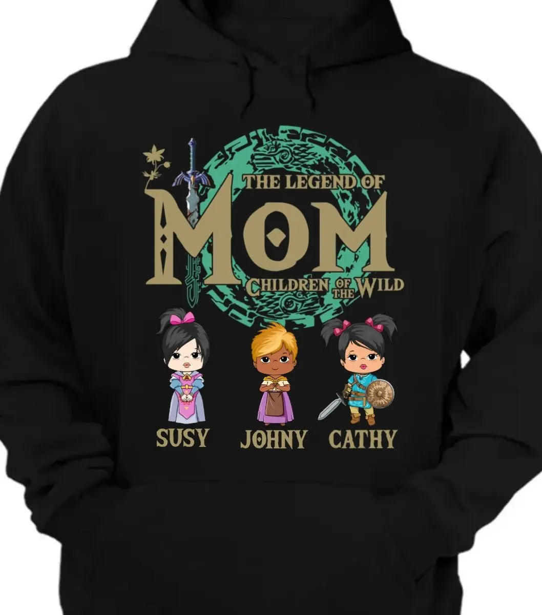 Family - The Legend Of Mom Children Of The Wild - Personalized T-shirt, Hoodie, Sweatshirt Shirts & Tops The Next Custom Gift