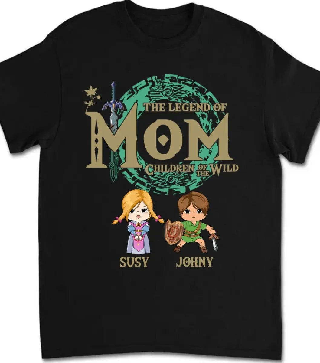 Family - The Legend Of Mom Children Of The Wild - Personalized T-shirt, Hoodie, Sweatshirt Shirts & Tops The Next Custom Gift