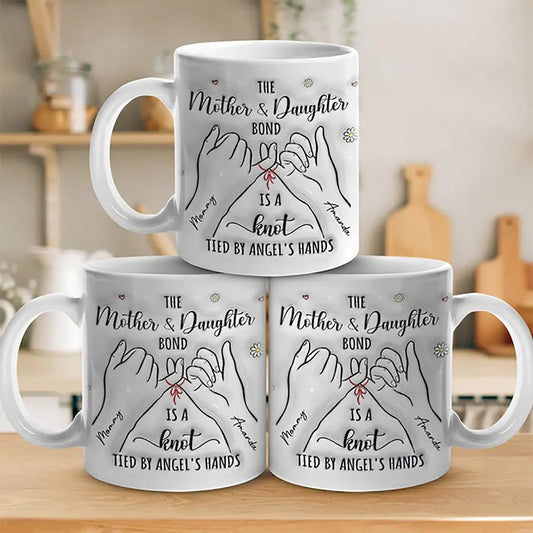 Family - The Mother And Daughter Bond Is A Knot Tied - Personalized Mug - The Next Custom Gift  Mug