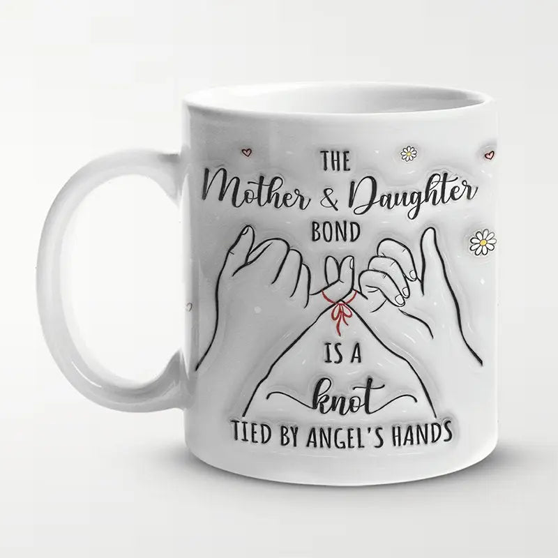 Family - The Mother And Daughter Bond Is A Knot Tied - Personalized Mug