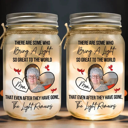 Family - There Are Some Who Bring A Light To The World - Personalized Jar Light(NV) Jar Light The Next Custom Gift