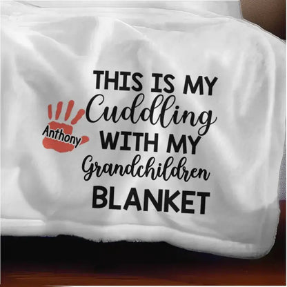 Family - Think Of This Blanket As A Hug - Personalized Blanket (BU) Blanket The Next Custom Gift