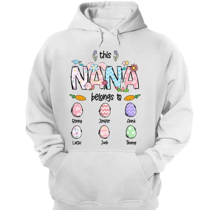 Family - This Nana Belongs To - Personalized Unisex T-shirt, Hoodie, Sweatshirt Shirts & Tops The Next Custom Gift