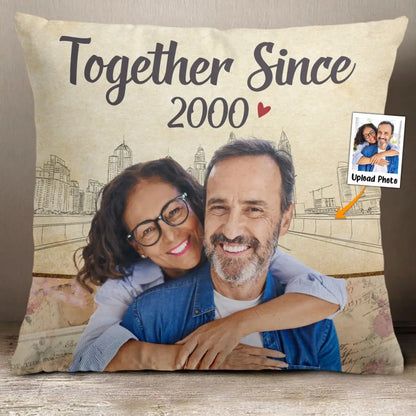 Family - We've Together Since - Personalized Photo Pillow(AQ) Pillow The Next Custom Gift