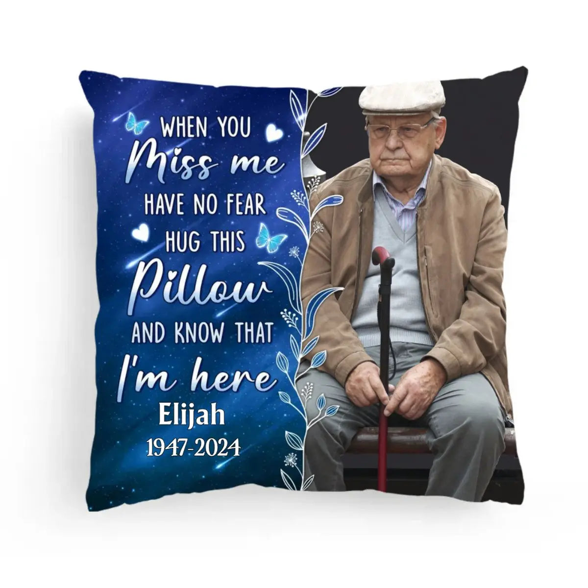 Family - When You Miss Me Hug - Personalized Pillow(BU) Pillow The Next Custom Gift