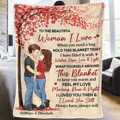 Family - Wrap Yourself Around This Blanket To Keep You Warm - Personalized Blanket - The Next Custom Gift  