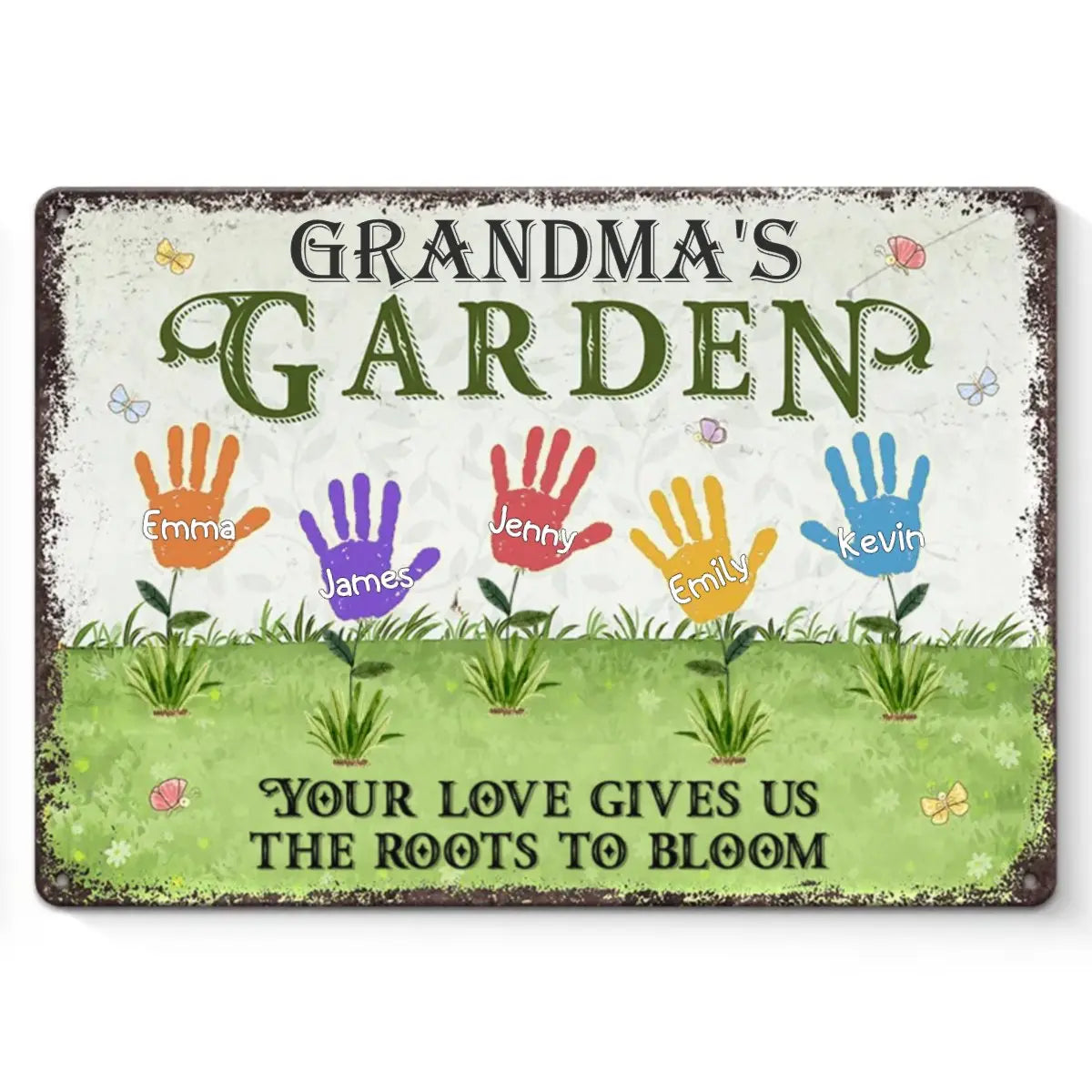 Family - Your Love Gives Us The Roots To Bloom - Personalized Metal Sign Metal Sign The Next Custom Gift