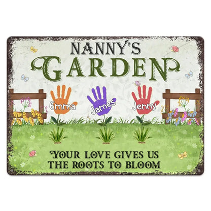 Family - Your Love Gives Us The Roots To Bloom - Personalized Metal Sign Metal Sign The Next Custom Gift