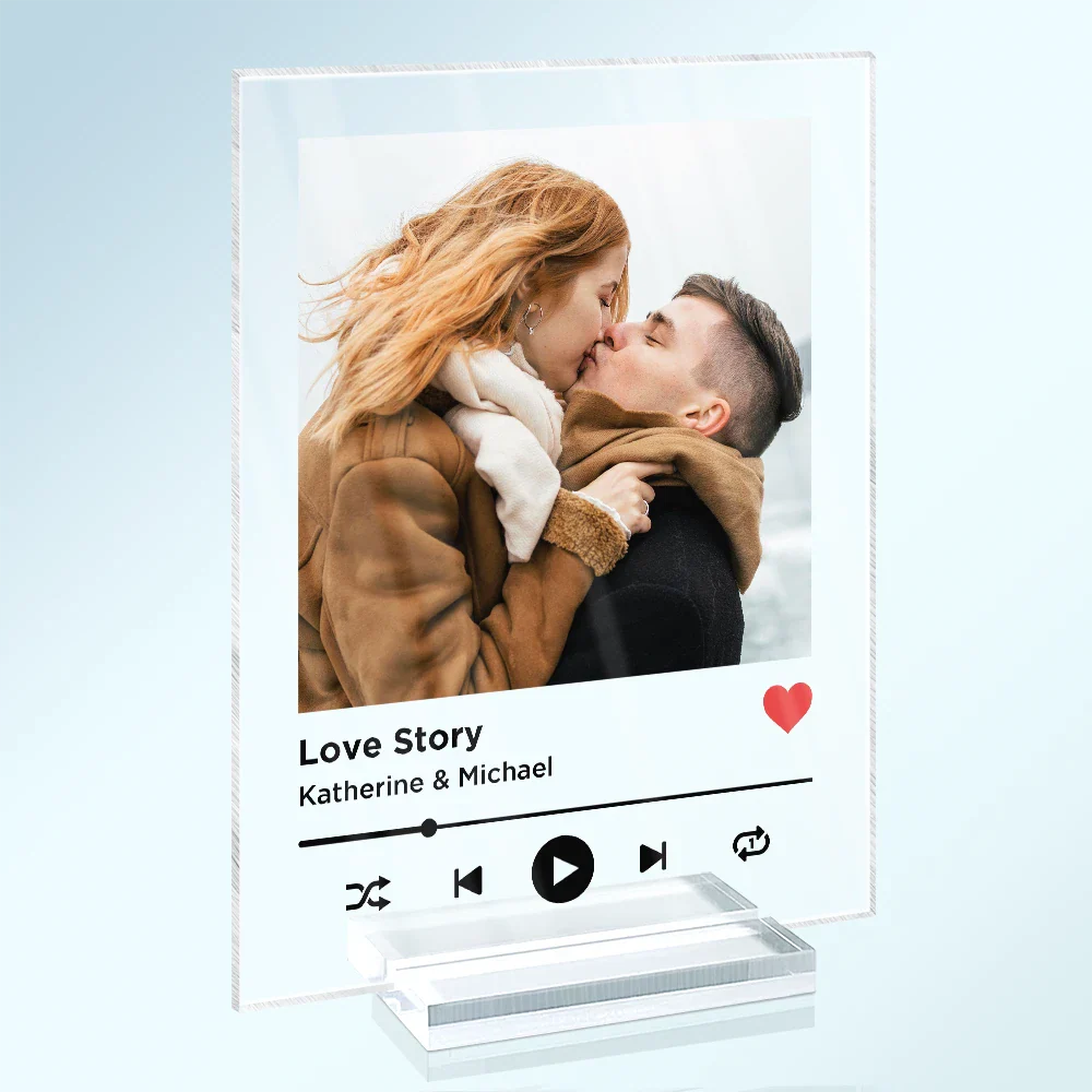 Family Love Keepsake - Personalized Vertical Rectangle Acrylic Plaque