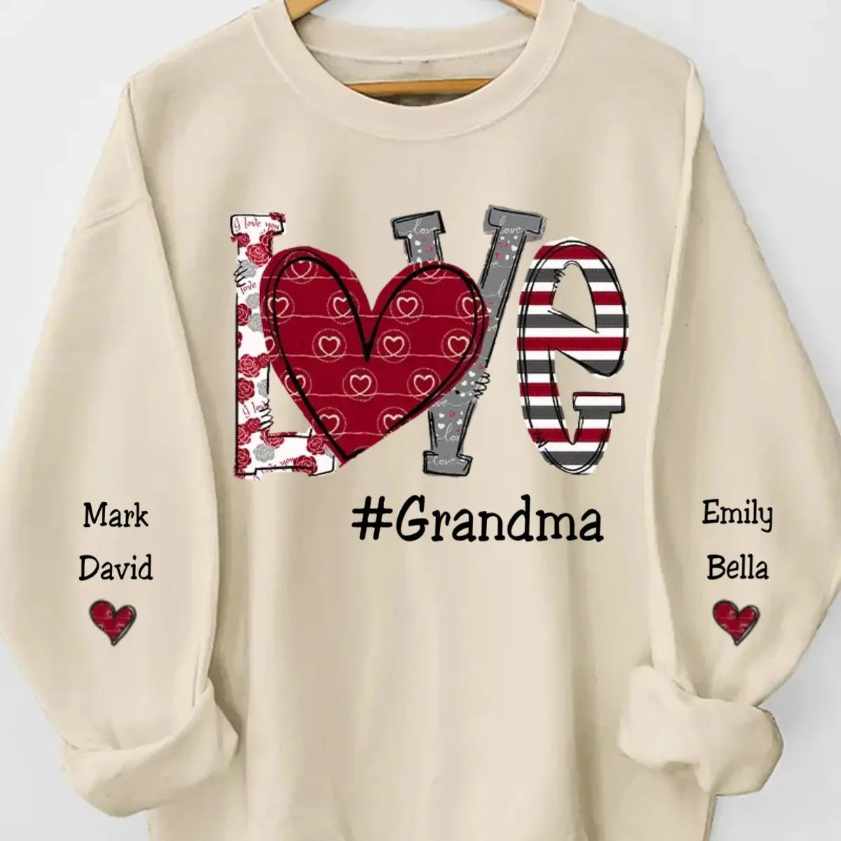 Famiy - First My Grandma Forever My Friend - Personalized Sweatshirt - The Next Custom Gift  Sweatshirt