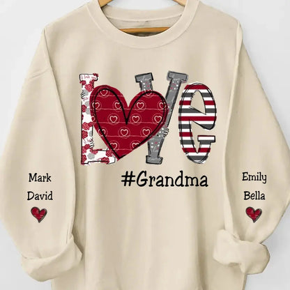 Famiy - First My Grandma Forever My Friend - Personalized Sweatshirt - The Next Custom Gift  Sweatshirt