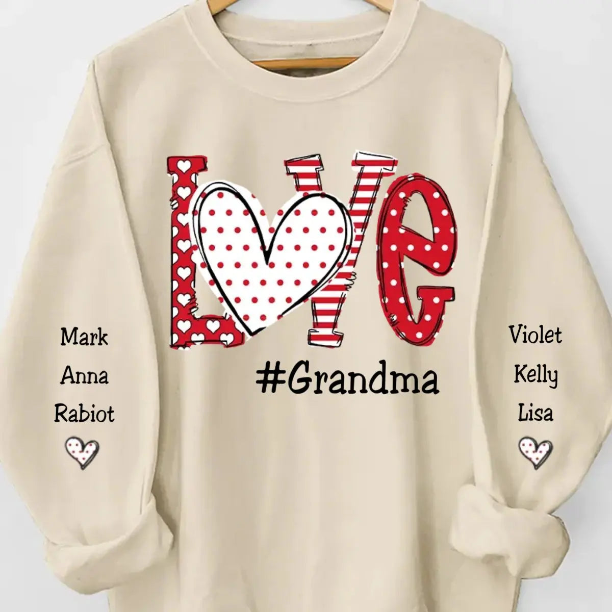 Famiy - First My Grandma Forever My Friend - Personalized Sweatshirt - The Next Custom Gift  Sweatshirt