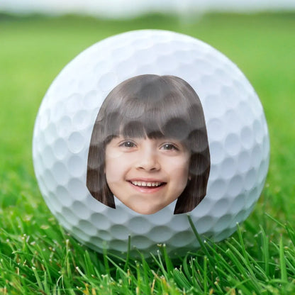 Father - Custom Photo Best Daddy By Par - Personalized Golf Ball Golf Ball The Next Custom Gift