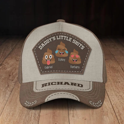 Father - Daddy's Little Sh*ts - Personalized Classic Cap (LH) Hat The Next Custom Gift