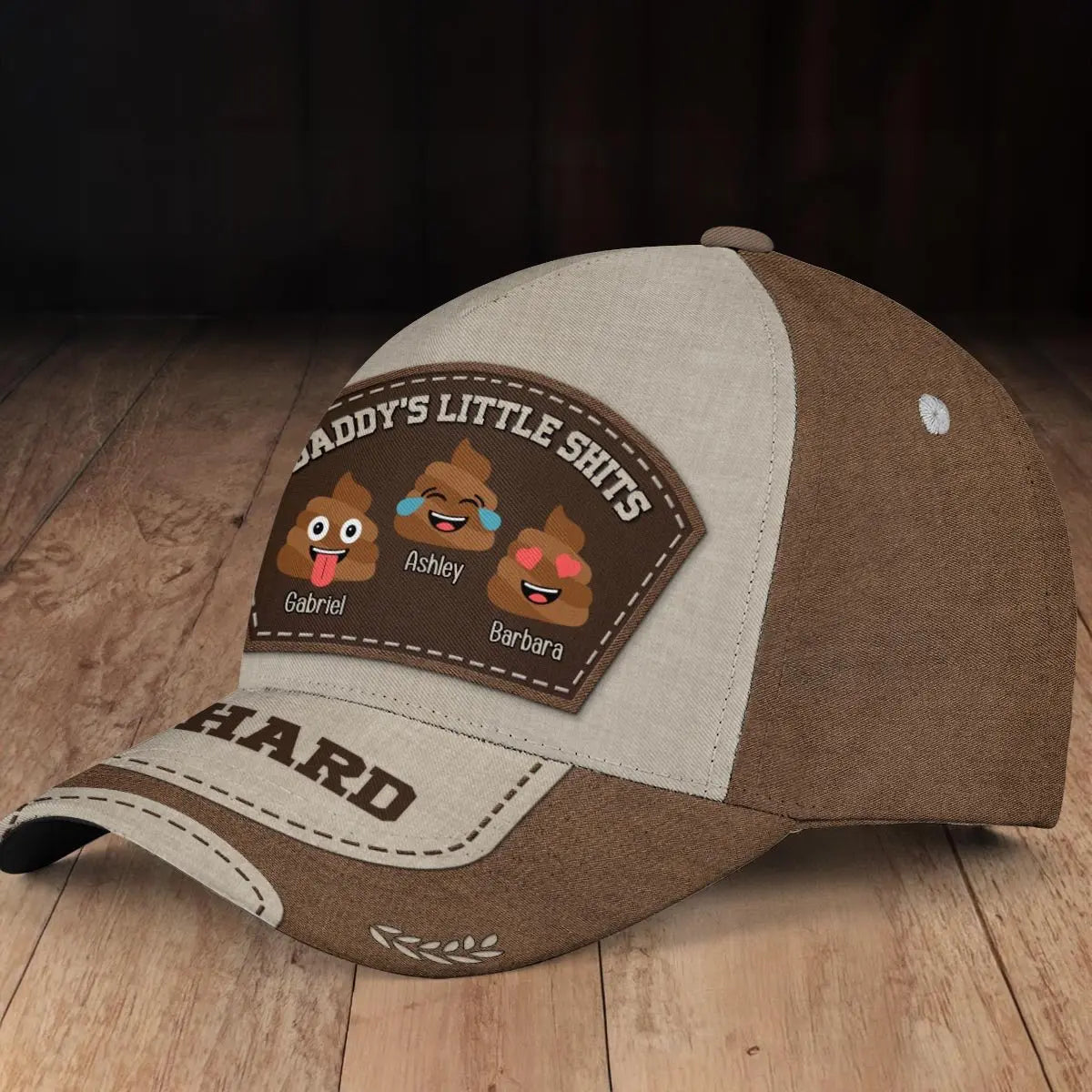 Father - Daddy's Little Sh*ts - Personalized Classic Cap (LH) Hat The Next Custom Gift