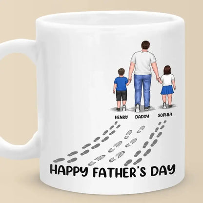 Father - Happy Father's Day - Personalized Mug Mug The Next Custom Gift