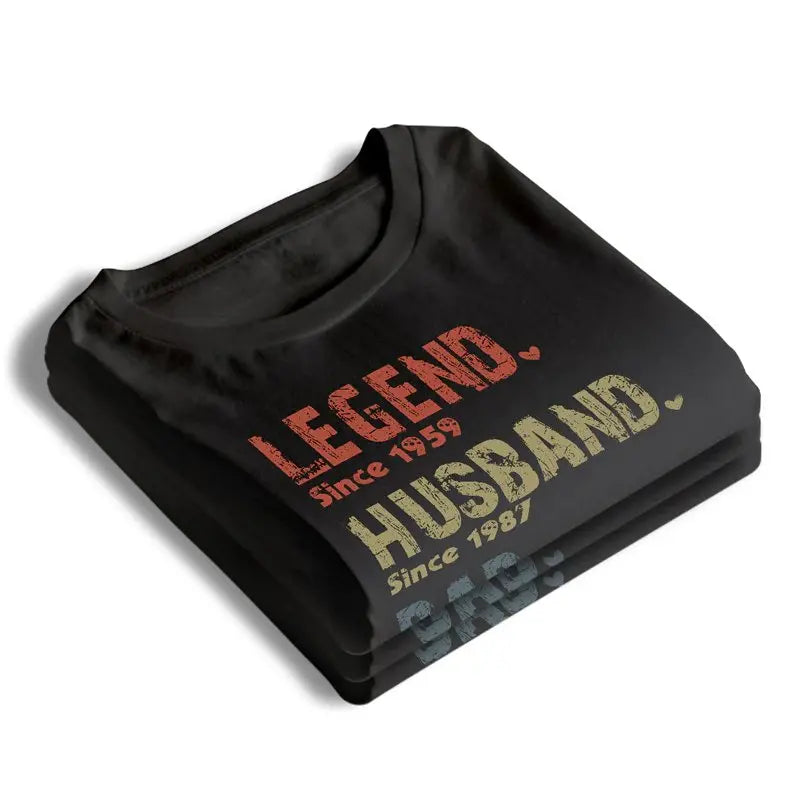 Father - Legend, Husband, Dad And Papa Since - Personalized Shirt (VT) Shirts & Tops The Next Custom Gift