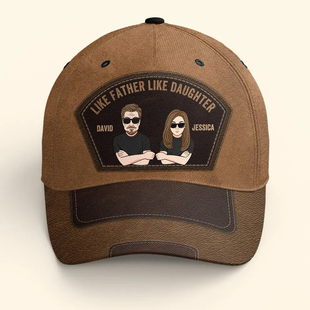 Father - Like Father Like Children - Personalized Classic Cap Hat The Next Custom Gift