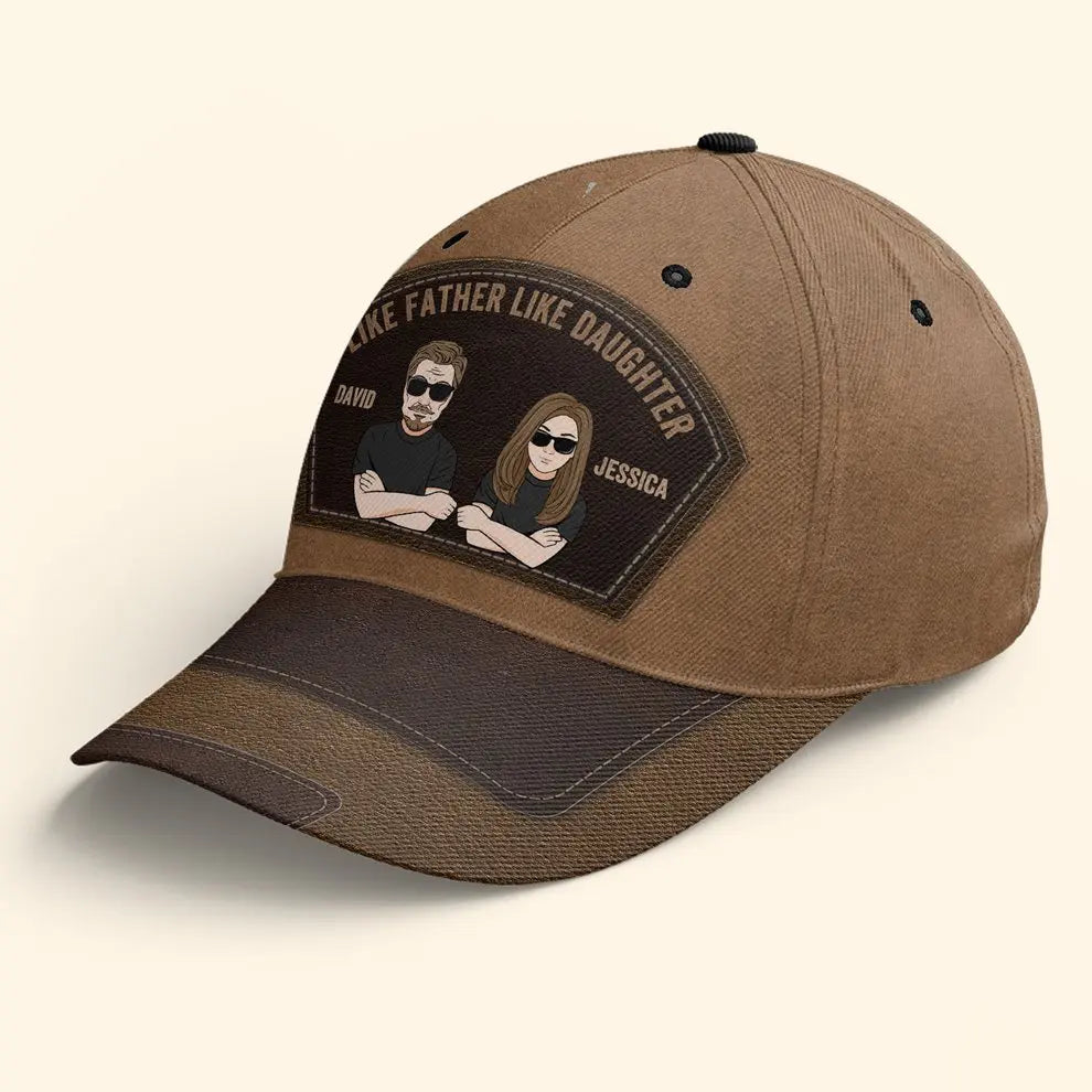 Father - Like Father Like Children - Personalized Classic Cap Hat The Next Custom Gift