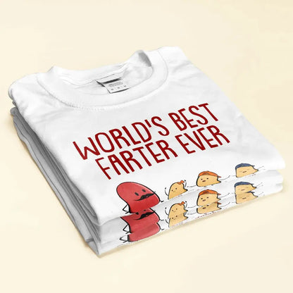 Father - World's Best Farter Ever I Mean Father - Personalized Shirt (VT) Shirts & Tops The Next Custom Gift