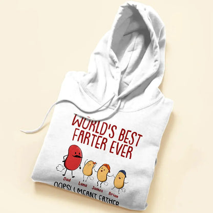 Father - World's Best Farter Ever I Mean Father - Personalized Shirt (VT) Shirts & Tops The Next Custom Gift