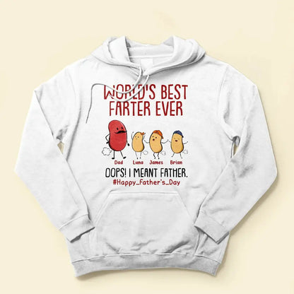 Father - World's Best Farter Ever I Mean Father - Personalized Shirt (VT) Shirts & Tops The Next Custom Gift