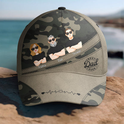 Father's Day Gift Idea Best Dad Ever - Personalized Classic Cap