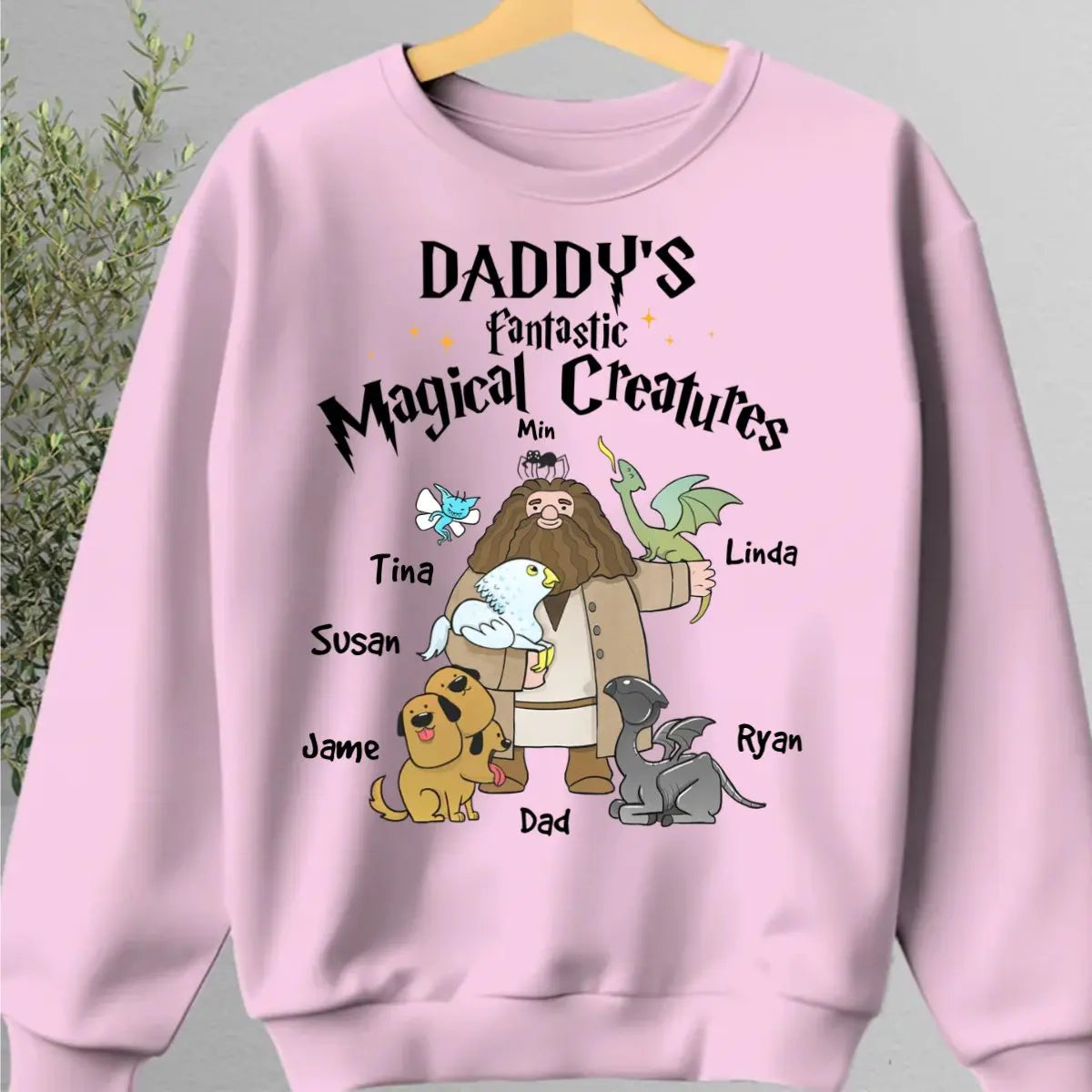 Father's Day - Daddy's Fantastic Magical Creatures - Personalized T-shirt, Hoodie, Sweatshirt Shirts & Tops The Next Custom Gift