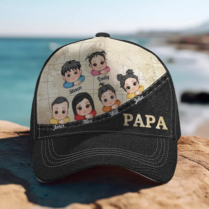 Father’s Day Gift For Papa - Personalized Classic Cap Hat The Next Custom Gift