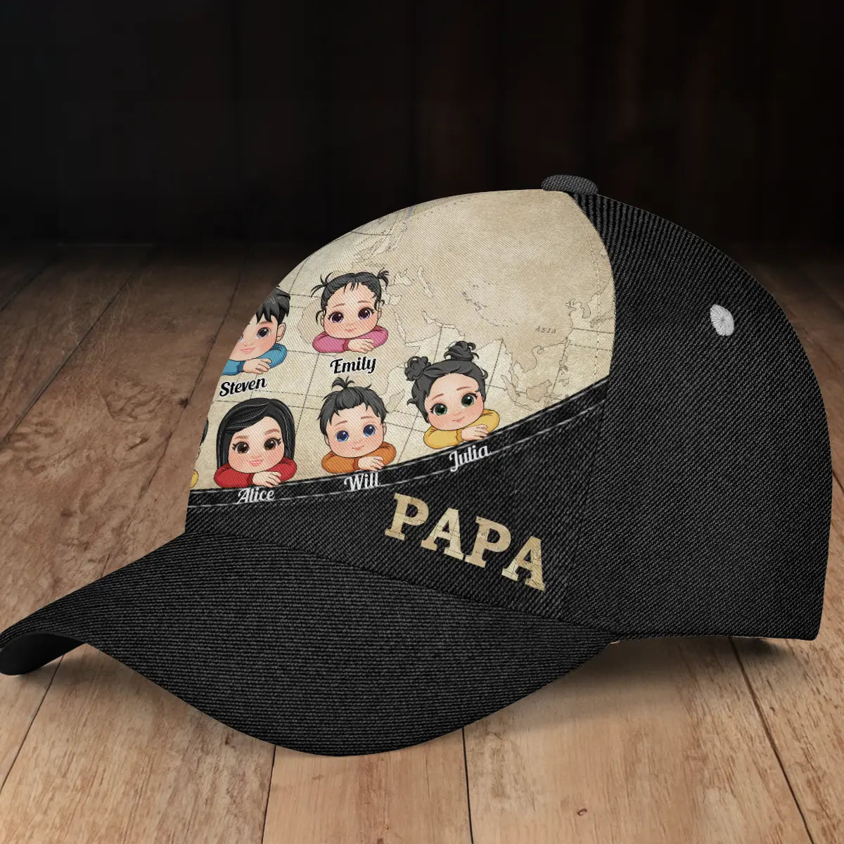 Father’s Day Gift For Papa - Personalized Classic Cap Hat The Next Custom Gift