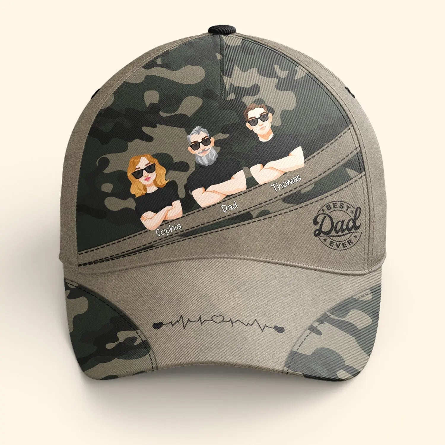 Father's Day Gift Idea Best Dad Ever - Personalized Classic Cap Hat The Next Custom Gift