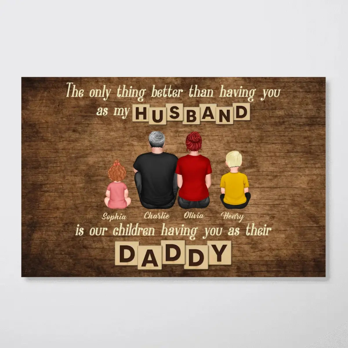 Father's Day - The Only Thing Better Than Fatherƒ??s Day - Personalized Horizontal Poster (TL) Poster The Next Custom Gift