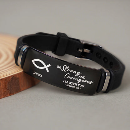 Favorite Bible And Christian Symbol - Personalized Engraved Bracelet