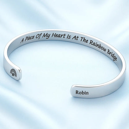 Favorite Hello Hardest Goodbye - Personalized Bangle Bracelet Cuff