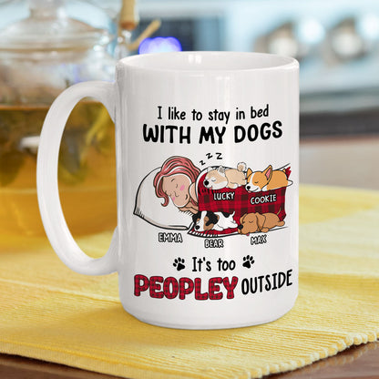 Too Peopley - Personalized Custom Coffee Mug