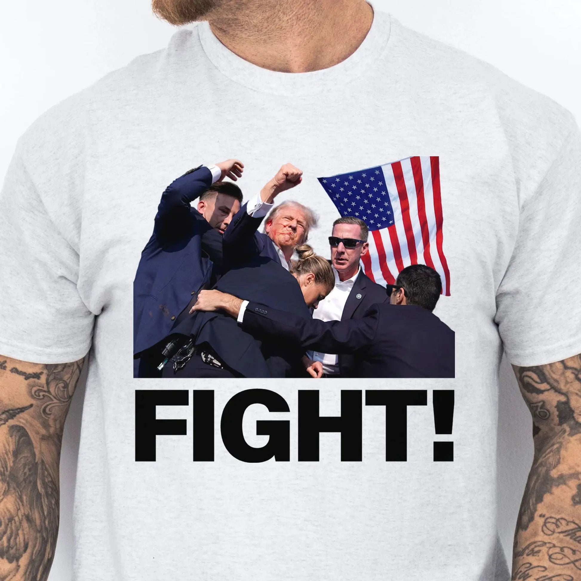 Fight - Trump Fight Shirt - Donald Trump Bright Unisex T-shirt, Hoodie, Sweatshirt Shirts & Tops The Next Custom Gift