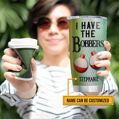 Fishing Couple Husband Wife I've Got The Pole Custom Tumbler, Couple Gift, Fishing Gift, Travel Mug