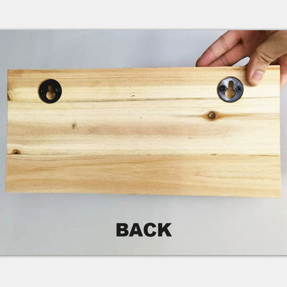 Garden Floral Art Find My Soul Personalized Custom Wood Key Holder