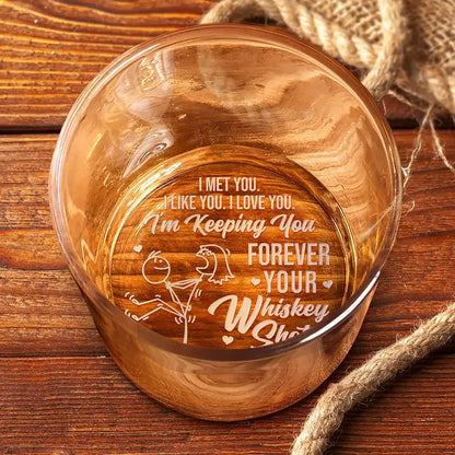 Forever Your Whiskey Shot - Personalized Engraved Whiskey Glass