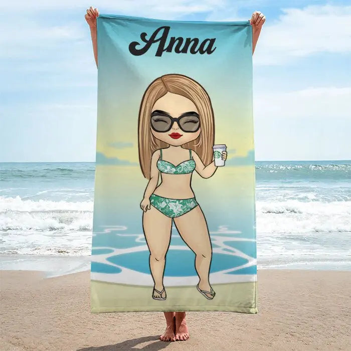 Friends - Towel Beach Accessories for Vacation Must Haves - Personalized Beach Towel Beach Towel The Next Custom Gift