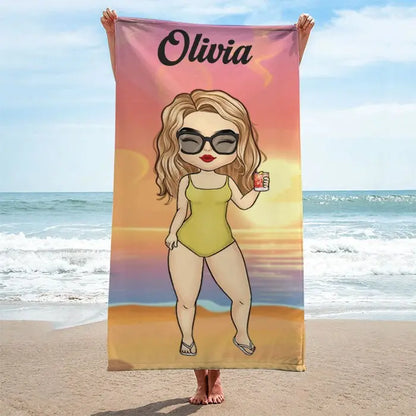 Friends - Towel Beach Accessories for Vacation Must Haves - Personalized Beach Towel Beach Towel The Next Custom Gift