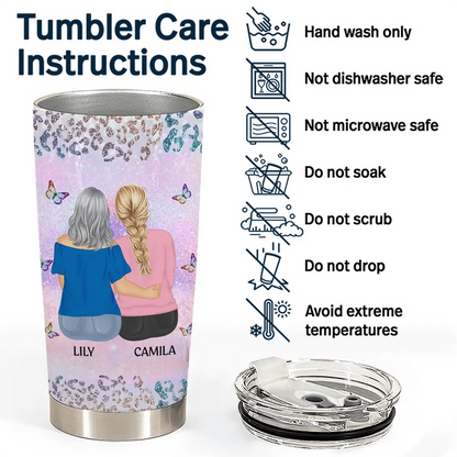 From Mom To Badass Daughter - Personalized Tumbler