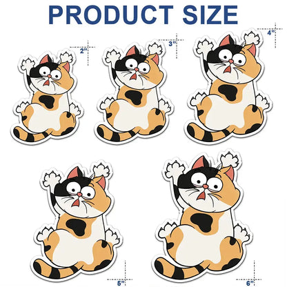 Funny Cat Scratching - Personalized Magnet Sticker Decal The Next Custom Gift