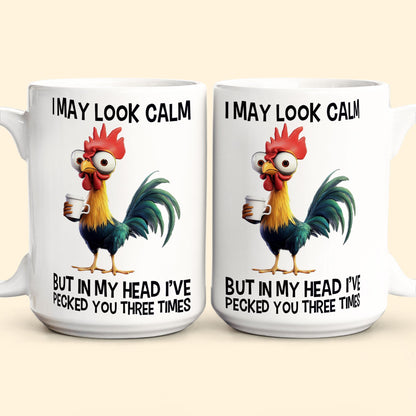 Funny Chicken Mug - I've Pecked You - Fun Gifts For Coworker, Friends, Boss - Personalized Mug