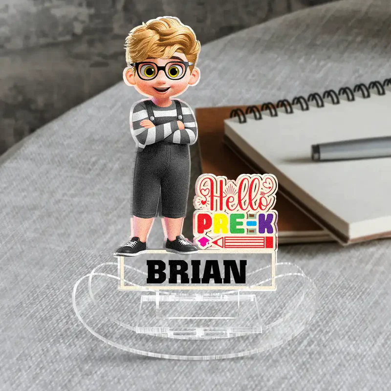 Funny Back To School - Personalized Acrylic Shaking Stand