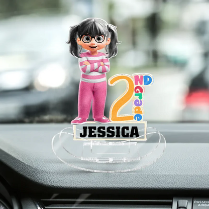 Funny Back To School - Personalized Acrylic Shaking Stand
